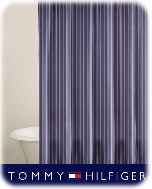 Red White And Blue Shower Curtain Tommy Hilfiger Men